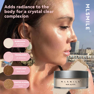 Nouveauté Prix Usine Poudre Libre Fixatrice Scintillante Longue Tenue Contrôle du Sébum Végane Correcteur Poudre Mate Professionnelle - Product Image 3