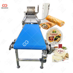 เครื่องทำแผ่นแป้งปอเปี๊ยะเชิงพาณิชย์ สายการผลิตแผ่นห่อไข่ แผ่นห่อแป้งสแตนเลส เครื่องทำแป้งห่อหลุมเปียสำหรับทำปอเปี๊ยะ - Product Image 1