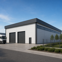 Structure préfabriquée en acier pour bâtiment d'élevage avicole, structure préfabriquée pour hangar d'élevage agricole