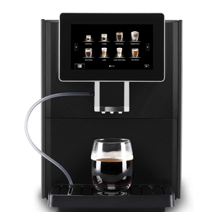 Preparazione americana Cappuccino Latte Macchiato piatto Espresso bianco completamente automatico macchine da caffè Espresso con LED Touch Screen - Product Image 4