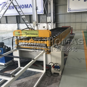 Herstellung von Hydraulik werkzeugen Ziegeldach Metalldach blech Rollen form maschine - Product Image 1