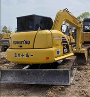 Excavatrice hydraulique sur chenilles Komatsu PC100 de machines de construction d'occasion du Japon 100% d'origine
