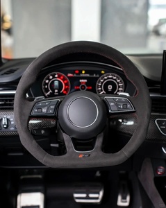 Volante de Fibra de Carbono y Gamuza de Alta Calidad, Apto para Modificación de Volante de <span class=keywords><strong>Audi</strong></span> <span class=keywords><strong>A1</strong></span> A3 A4 A5 A6 A7 Q1 Q3 Q5 Q6 Q7 - Product Image 2