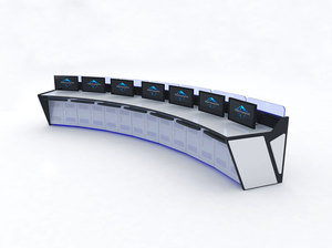 ZoyueBower cctv anpassen bogenförmige Kontrollraum konsole Schreibtisch Tisch Kommando zentrale Versand konsole - Product Image 3