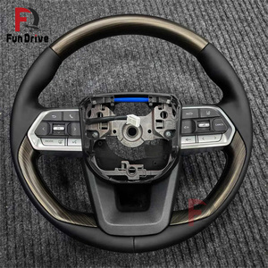 Volante Personalizado de Fibra de Carbono y Madera para Toyota Prado 120 150 <span class=keywords><strong>Yaris</strong></span> GR Hilux Tacoma LC79 A90 Supra 4Runner Mark X - Product Image 4