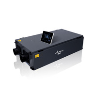Déshumidificateur d'air frais ERV à une seule pièce 28L/D, système de contrôle de l'humidité du plafond avec contrôleur Wifi intelligent, filtre haute efficacité