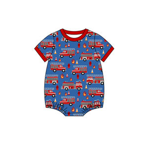 GT1592 RTS top adorable para bebé niña, top rojo con estampado del 4 de julio de EE. UU., ropa para niños pequeños - Product Image 5