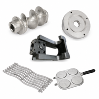 Pièces moulées sur mesure en fonte, alliage d'aluminium et métal, moulage de précision par investissement pour services de fonderie de machines industrielles