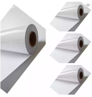 Vinyle auto-adhésif imprimable à jet d'encre pigmenté en gros pour l'impression Rouleau de PVC d'impression éco-solvant blanc mat brillant