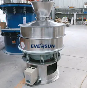 Powder Screen Sieving Machine Food Powder Single Deck Double Deck Rotary Vibrating Screen Sieve Separator Machine