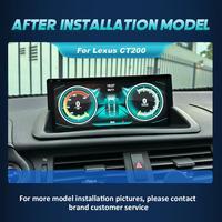 Écran CarPlay RHD pour Lexus CT 2012-2020, navigation GPS, Android 14, autoradio multimédia, lecteur 128G, tableau de bord DSP, TV