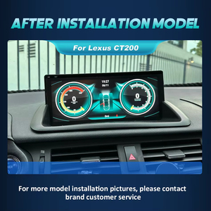 Schermo CarPlay RHD per Lexus CT 2012-2020, Navigazione GPS, <span class=keywords><strong>Radio</strong></span> Android 14, Lettore Multimediale 128G, DSP per Cruscotto, <span class=keywords><strong>TV</strong></span> - Product Image 2