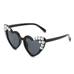 Fashion Heart Kids Sunglasses Children Retro Cute Pink Cartoon Sun <strong>Glasses</strong> <strong>Frame</strong> Girls Boys <strong>Baby</strong> Sunglasses UV400 Eyewear - Product Image 5