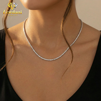 Bracelet tennis de luxe en or massif 10K 14K 18K avec diamants de laboratoire, chaîne à maillons de diamants glacés de luxe 2MM 3MM 4MM 5MM 6.5MM pour cadeau