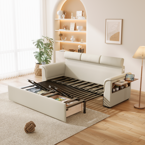 <span class=keywords><strong>Canapé</strong></span>-lit <span class=keywords><strong>convertible</strong></span> moderne et confortable <span class=keywords><strong>avec</strong></span> <span class=keywords><strong>accoudoirs</strong></span> et rangement, structure métallique, tissu, pour la maison, l'hôtel, le salon - Product Image 6