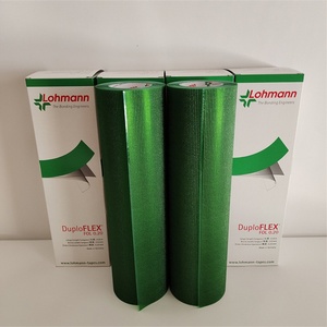 Lohmann Đức Roman hai mặt băng vật liệu PVC với tuyệt vời dính cao su dính nhà máy bán hàng trực tiếp màu xanh lá cây màu - Product Image 3