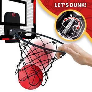 Nouveauté Mini <span class=keywords><strong>panier</strong></span> de <span class=keywords><strong>basket</strong></span>-ball d'intérieur LED à fixer sur la porte avec tableau de score et éclairage LED pour les cadeaux sportifs des enfants - Product Image 3