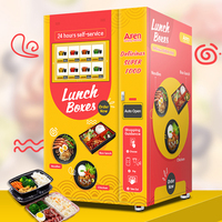 Distributeurs automatiques de pain à hamburger Afen, distributeurs automatiques de sandwichs, distributeurs automatiques de nourriture rapide, distributeurs automatiques de boîtes à lunch pour le petit-déjeuner, distributeurs automatiques de boîtes à lunch à vendre