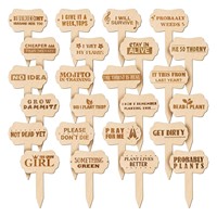 Plante Marqueurs Décor Conception Personnalisée Forme Panneau Mural En Bois Plaque Suspendue Maison Garde-Manger Café Bar Décor Bois Cintre