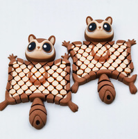 Grenzüberschreitende 3D-gedruckte Dekompressions-Flug-Eichhörnchen-Figur als Ornament, Geschenk, Trendspielzeug, Kreative Dekoration für Schwangere, Unisex, ab 12 Jahren