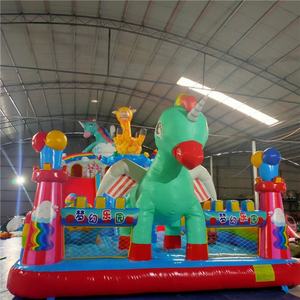 Castillo hinchable <span class=keywords><strong>casa</strong></span> hinchable con tobogán Peppa's Joyful Party Slide Commercial - Product Image 4
