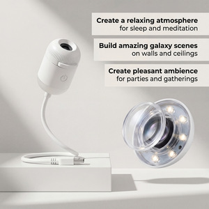Proiettore di <span class=keywords><strong>Stelle</strong></span> Trendy, Luce <span class=keywords><strong>Notturna</strong></span> USB Mini, <span class=keywords><strong>Lampada</strong></span> Decorativa Minimalista Moderna per Camera da Letto - Product Image 5