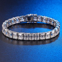 Bracelet Tennis Moissanite VVS 3mm Scintillant en Argent Sterling 925 pour Dropshipping – Produit de Haute Qualité