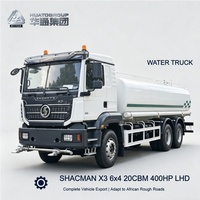Camion pulvérisateur d'eau SHACMAN X3 6x4 20000 litres 400 CV 10 roues conduite à gauche à vendre
