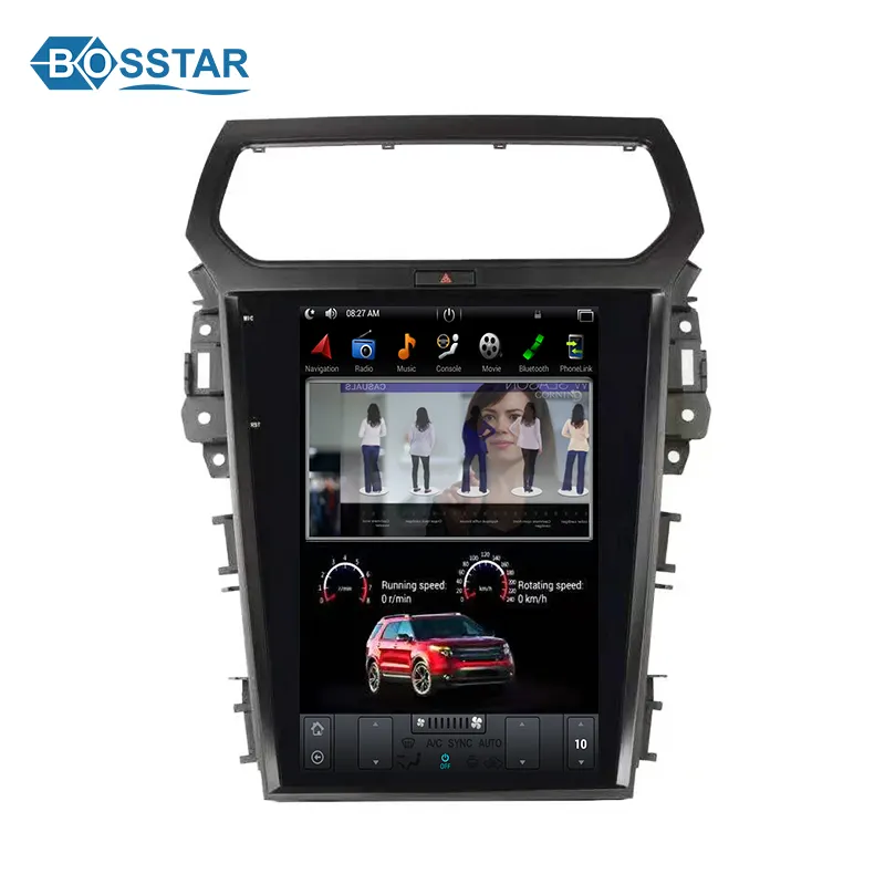 12.1 Inch Vertical Screen Android Car Radio For Ford Explorer 2013-2019 Navigator GPS Carplay Car Audio Multimedia Player