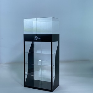 Acrylic LED Display Cabinet Perfume Storage Transparent Cosmetics Storage Box Watch Boutique Jewelry Display Rack Customization