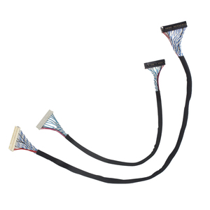 Custom Lvds Lcd Conexão 15 Df14 Terminal Dupont 2.54 Dual 30 Tela Cabo 20p 40p Cable <span class=keywords><strong>Harness</strong></span> - Product Image 2