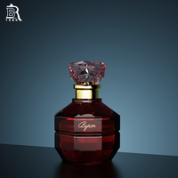 Fabricant en gros de flacons de parfum ronds exquis en verre de luxe de 30 ml, 50 ml, 100 ml, flacons de parfum vides personnalisés, emballage de flacons de parfum