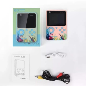 Consola de Juegos Portátil G5, Pantalla HD de 3.0 Pulgadas, 500 Juegos Retro, Batería de 1000 mAh, Salida AV para TV, 2 Jugadores, Ultradelgada - Product Image 6
