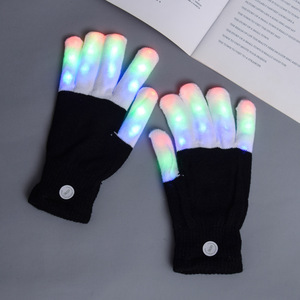 Vente directe du fabricant, accessoires lumineux LED, fête <span class=keywords><strong>de</strong></span> fin d'année, bar, gants lumineux colorés - Product Image 4
