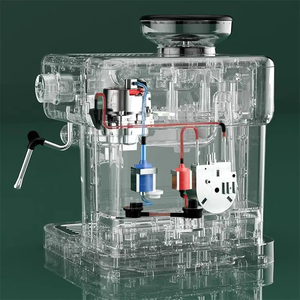 Máy xay cà phê màn hình cảm ứng bằng thép không gỉ, máy pha cà phê <span class=keywords><strong>Espresso</strong></span> Ý, máy pha cà phê gia đình, sản xuất theo yêu cầu - Product Image 4