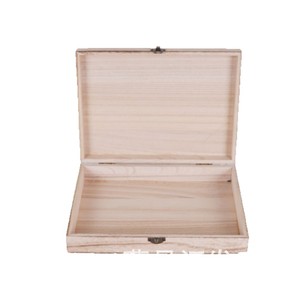 Caja de Madera Caoxian, Caja Rectangular de Madera de Paulownia para Guardar Joyas, 5.5 Pulgadas de Alto, Tipo Vertical F0113 - Product Image 5