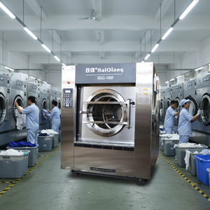 Lavadora Industrial de Gran Capacidad con Pantalla de Cristal Líquido, Equipo de Lavandería Comercial Automático, Lavadora a Vapor con Extractor - Product Image 3