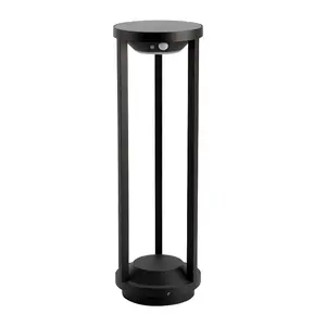 IP65 Outdoor waterproof garden solar lights pathway bollard light square lawn lamp park road landscape light