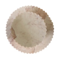 Table d'appoint colonne en marbre rose crème cannelé SH STONE en pierre naturelle pour salon et décoration intérieure