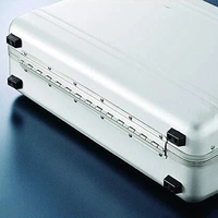 Valise d'affaires portable GeXin AC023 en alliage d'aluminium et de magnésium, avec fermeture à pression, légère et pratique