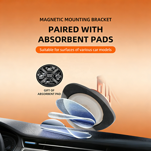 Soporte Magnético para Teléfono de Coche de Silicona Antiarañazos con Rotación de 360 Grados a Bajo Precio °   Soporte Universal Ajustable para Teléfono Móvil en el Tablero del Automóvil - Product Image 4