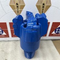 KBJZ 4 Wings 133 Mm 1613 Cutter Reg 2 3/8 "Filetage mâle Arc Pdc Foret pour le forage de puits d'eau