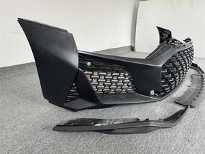 Collettore stile PP materiale griglia paraurti anteriore e labbro anteriore in fibra di carbonio per <span class=keywords><strong>Audi</strong></span> <span class=keywords><strong>R8</strong></span> 2017-kit carrozzeria 2023 - Product Image 6