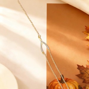 <span class=keywords><strong>Bracciale</strong></span> da <span class=keywords><strong>donna</strong></span> in <span class=keywords><strong>argento</strong></span> <span class=keywords><strong>925</strong></span> placcato oro 18 carati con fibbia a ferro di cavallo portafortuna e doppia catena, all'ingrosso - Product Image 4