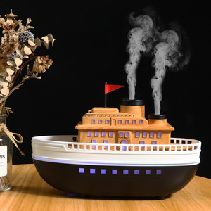 300ml Ship Design New Arrival Ultrasonic Cool Mist USB Humidifier with LED Light Essential <b>Oil</b> Aromatherapy <b>Diffuser</b> - Product Image 1