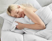 Couette de luxe pour hôtel, literie haut de gamme, toutes saisons, chaleur moyenne, insert de couette hypoallergénique, édredon 100% coton