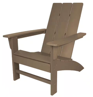 Chaise Adirondack d'extérieur en poly recyclé pour patio et plage
