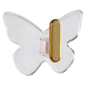 Butterfly Hook Light Luxury No Drill Strong Load Bearing Kitchen Bathroom Door Back Bag Hook Removable - Product Image 5