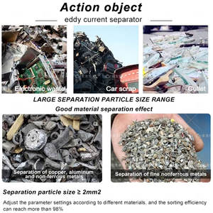 Máquina separadora de residuos Zorba de corriente de Foucault reciclar máquina separadora con precio bajo - Product Image 3
