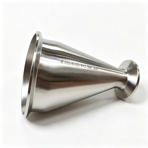 <span class=keywords><strong>KEJ</strong></span> Funnel conique sanitaire en acier inoxydable moulé, raccord de refroidissement à bride pour CVC, réfrigération, alimentation et pharmaceutique - Product Image 5